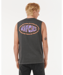 RIP CURL DE OVAL MUSCLE - WASHED BLACK