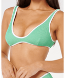 RIP CURL LUXE SURF BRALETTE - IRISH GREEN