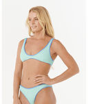 RIP CURL LUXE SURF BRALETTE - AQUA