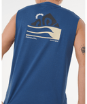 RIP CURL VAPORCOOL SEARCH RANGE MUSCLE - LIGHT NAVY