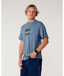 RIP SCRIPT ICON TEE - BLUEFIN