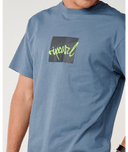RIP SCRIPT ICON TEE - BLUEFIN