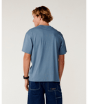 RIP SCRIPT ICON TEE - BLUEFIN