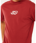 RIP CURL MEDINA INNER VISION SPRAY TEE- MERLOT