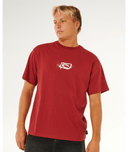 RIP CURL MEDINA INNER VISION SPRAY TEE- MERLOT