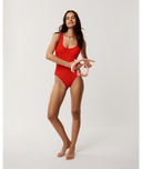 RIP CURL VIBE SURF ONE PIECE - RED