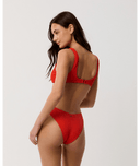 RIP CURL VIBE SURF BRALETTE - RED