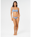 RIP CURL CATALINA WAVES BRALETTE - VINTAGE BLUE