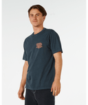 RIP CURL LIQUID TRIPS ARCH TEE - WASHED BLACK