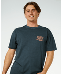 RIP CURL LIQUID TRIPS ARCH TEE - WASHED BLACK