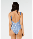 RIP CURL CATALINA WAVES 1 PIECE - VINTAGE BLUE