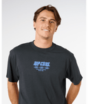 RIP CURL LIQUID TRIPS RIPPER TEE - WASHED BLACK