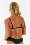 RIP CURL PREMIUM SURF FIXED TRI TOP - BLACK