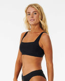 RIP CURL PREMIUM SURF D-DD CROP - BLACK