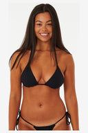 RIP CURL PREMIUM SURF D-DD SLIDING TRI TOP - BLACK