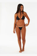 RIP CURL PREMIUM SURF D-DD SLIDING TRI TOP - BLACK