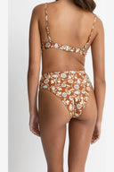 RHYTHM HIGHLAND PAISLEY HI WAIST PANT - OAK