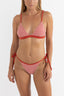 RHYTHM LOLA CHECK TIE SIDE HI CUT PANT - FIRE