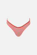 RHYTHM LOLA CHECK HI CUT PANT - FIRE