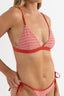 RHYTHM LOLA CHECK BRALETTE TOP - FIRE