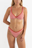 RHYTHM LOLA CHECK UNDERWIRE TOP - FIRE
