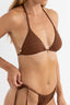 RHYTHM SUNSET SLIDE TRI TOP - CHOCOLATE