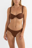 RHYTHM SUNSET SOFT STRAP BALCONETTE TOP - CHOCOLATE