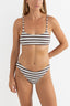 RHYTHM TAMI STRIPE CROP TOP - CHOCOLATE