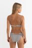 RHYTHM TAMI STRIPE CROP TOP - CHOCOLATE