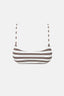 RHYTHM TAMI STRIPE CROP TOP - CHOCOLATE
