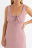 RHYTHM LOLA CHECK MAXI DRESS - FIRE