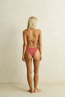 RHYTHM VISTA STRIPE HI CUT PANT - RED