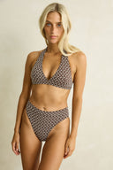 RHYTHM DREAMER BAND HIGH WAIST PANT - CHOCOLATE