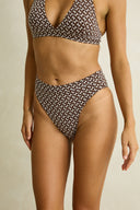 RHYTHM DREAMER BAND HIGH WAIST PANT - CHOCOLATE
