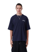 BARNEY COOLS SCRIBE T-SHIRT - NAVY