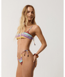 RIP CURL RETRO STRIPE HI LEG BARE - MULTI