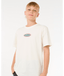 BOYS RAW ENERGY LOGO TEE - BONE