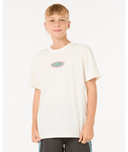 BOYS RAW ENERGY LOGO TEE - BONE