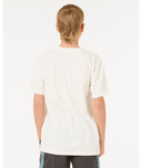 BOYS RAW ENERGY LOGO TEE - BONE