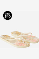 RIP CURL LA ISLA BLOOM OPEN TOE - SAND