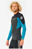 RIP CURL OMEGA LONG SLEEVE WETSUIT JACKET - BLUE