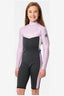 RIP CURL GIRLS DAWN PATROL BACK ZIP LONG SLEEVE SPRING - PURPLE