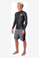 RIP CURL DAWN PATROL 1.5M LONG SLEEVE WETSUIT JACKET - BLACK