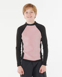 RIP CURL KIDS FBOMB NEO POLY LS - BLACK