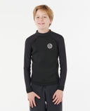 RIP CURL KIDS FBOMB NEO POLY LS - BLACK