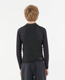 RIP CURL KIDS FBOMB NEO POLY LS - BLACK