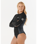 RIP CURL WOMENS DAWN PATROL LONG SLEEVE JACKET 1.5 - MINT