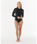 RIP CURL WOMENS DAWN PATROL LONG SLEEVE JACKET 1.5 - MINT