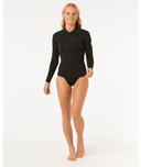 RIP CURL WOMENS DAWN PATROL LONG SLEEVE JACKET - BLACK