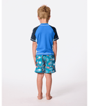 BOY SHOCK UPF S/S - BLUE GUM